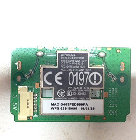 LG EAT61813802, WN8122E1 Wireless Wifi Bluetooth Adapter Module for 43LH570A