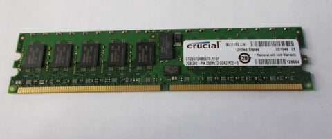 Crucial 2 GB DDR2 RAM Memory- CT25672AB667S.Y18F