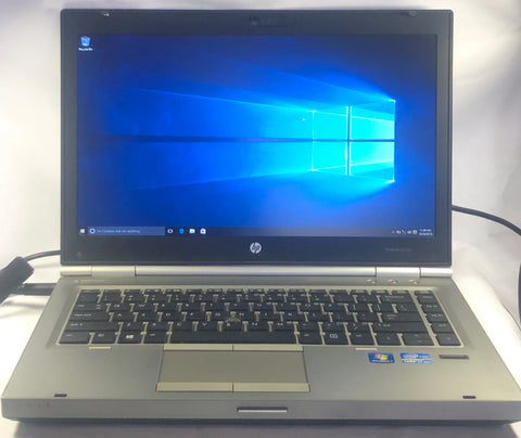 HP EliteBook 8470p Laptop- 128GB SSD, 4GB RAM, Intel i7-3520M CPU, Windows 10 Pro