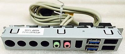 HP Pavilion P7-1400 Desktop USB Front I/O Board- 647115-012