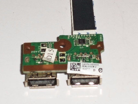 HP G61 Dual USB Board with Cable P/N DA00P6TB6EO