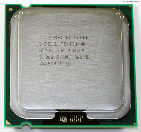 Intel Pentium Dual Core Processor E6600 (3.06GHz,2mb LVL 2 CACHE,65W,1066)