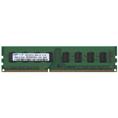SAMSUNG M378B5673EH1-CF8 2GB DESKTOP DIMM DDR3 PC8500(1066) UNBUF 1.5v 2RX8 240 256MX64 128mX8 CL7 8