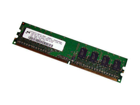 MICRON MT8HTF12864AZ-800H1 1GB DESKTOP DIMM DDR2 PC6400(800) UNBUF 1.8v 1RX8 240P 128MX64 128mX8 CL6