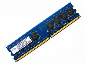 NANYA NT1GT64U8HB0BY-3C 1GB DESKTOP DIMM DDR2 PC5300(667) UNBUF 1.8v 2RX8 240P 128MX64 64mX8 CL5 8k