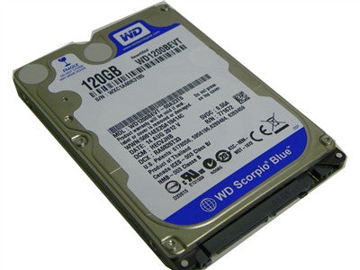 Western Digital 120GB 5400RPM SATA 3.0 Gbps 2.5 inch Hard Drive WD1200BEVT-00A23T0