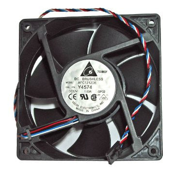 Dell AFC1212DE (Dell P/N YT525-A00-7B53) 120x120x38mm Cooling Fan, 192.96 CFM, 3 Amp, 12VDC, Dell 5-pin 4-wire connector
