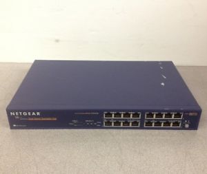 Netgear 16-Port 10/100 Dual Speed Stackable Hub Power Supply Switch -DS516