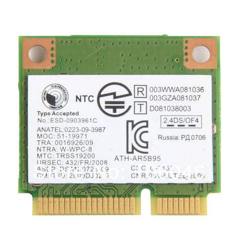 HP Mini PCI-E Wireless WiFi Card- ATH-AR5B95