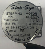 IBM 4224 Matrix Printer 103G771-0240 Stepping Motor- 6115543