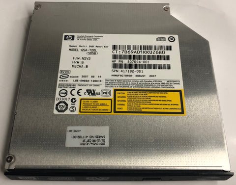 HP Compaq dc7700 SFF PC GSA-T20L Super Multi DVD Rewriter- 417182-001