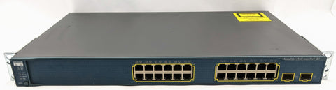 Cisco Catalyst 3560 Series PoE-24 24-Port Managed Network Switch- WS-C3560-24PS-S