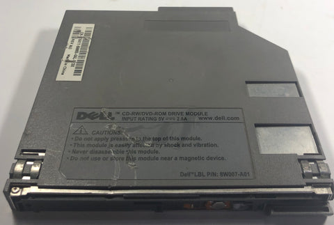 Dell Latitude D620 Laptop 8W007-A01 CD-RW/DVD-ROM Drive- T6411