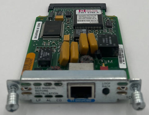 Cisco Catalyst 4000 Series WIC 1DSU T1 Network Interface Card- 34-03279-04B0