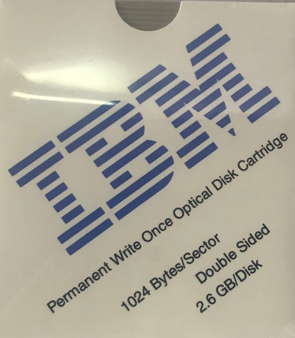 IBM 2.6GB Permanent Write Once Optical Disk Cartridge- 99F8517