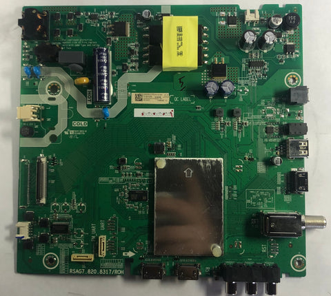 Hisense 43H4030F Roku Smart LED TV RSAG7.820.8317/ROH Main Board- 247522B