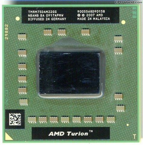 HP TouchSmart TX2 Laptop AMD Turion 64 X2 RM-75 Processor- TMRM75DAM22GG