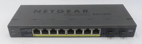 NetGear GS110TP Prosafe 8-Port PoE Gigabit Smart Switch