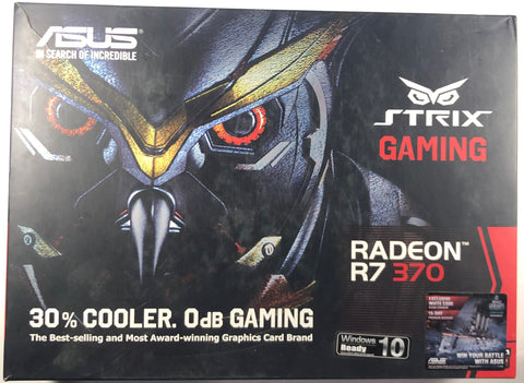 Asus Radeon R7 370 4GB GDDR5 PCI-E Graphics Card- STRIX-R7370-DC2OC-4GD5-GAMING