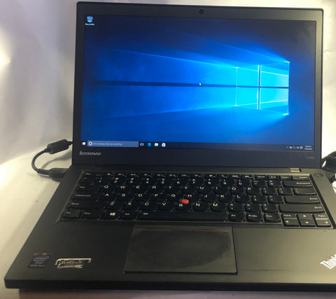 Lenovo ThinkPad T440s Laptop- 256GB SSD, 4GB RAM, Intel i5-4300U CPU, Windows 10