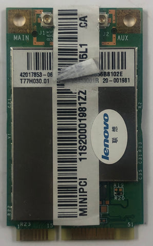 Lenovo G550 Laptop BCM94312MCG Mini PCI-E Wireless Network Adapter- 20001981