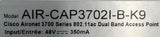 Cisco Aironet 3702i Wireless Access Point- AIR-CAP3702I-B-K9