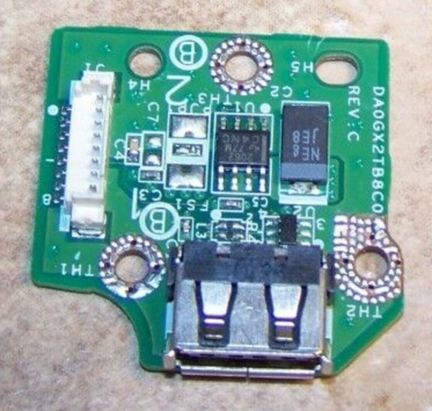 Dell Inspiron 1721 Laptop DA0GX2TB8C0 USB Port Board- TX632