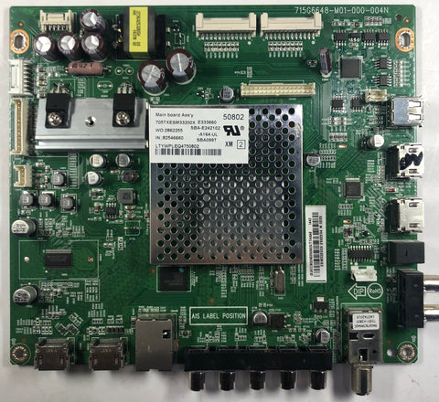 Vizion E500i-B1 LED TV 715G6648-M01-000-004N Main Board- XECB02K025060X