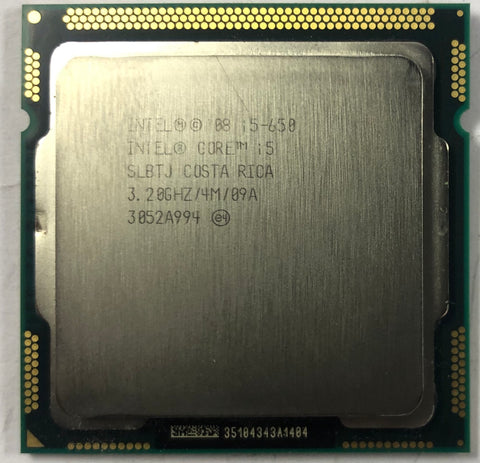 Intel Core i5-650 Desktop CPU Processor- SLBTJ