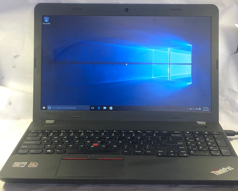 Lenovo ThinkPad E565 Laptop- 500GB HDD, 4GB RAM, AMD A6 CPU, Windows 10 Pro