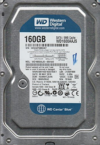 Western Digital Caviar Blue WD1600AAJS-00V4A0 160GB SATA Desktop Hard Drive