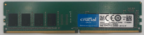 Crucial CT4G4DFS8213.C8FBD2 4GB DDR4 Desktop RAM Memory