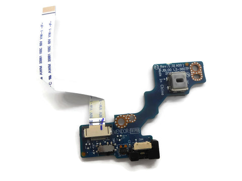 Dell Latitude E6400 Laptop Power Button On/Off Switch / WiFi Catcher Circuit Board- D459C