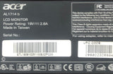 Acer AL1714 17" LCD Monitor