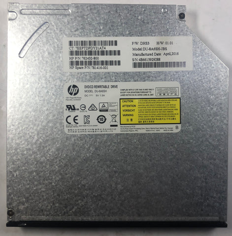 HP 280 G1 Microtower PC DU-8A6SH DVD/CD Rewritable Drive- 781416-001