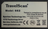 Sysview TravelScan 662 Mobile Document & ID Scanner