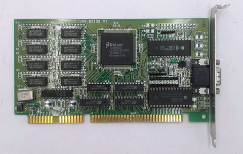 Trident JAX-8212B 1MB ISA Video Card