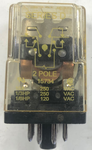 Square D 8501KP12V20 Plug-In Relay- 15724