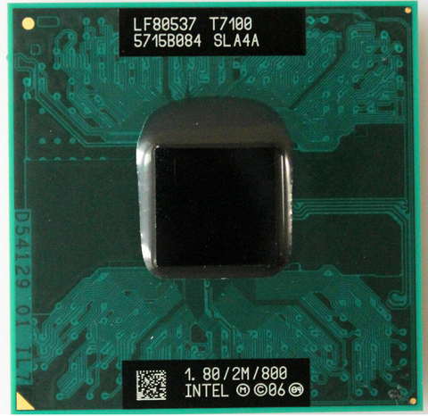 Intel Core 2 Duo T7100 Laptop CPU Processor- SLA4A