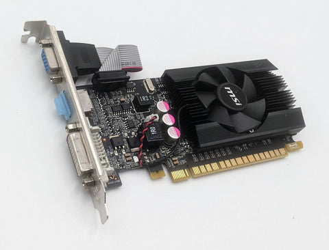 MSI GeForce GT 610 1GB DDR3 PCIe 2.0 x16 Graphics Card- N610GT-MD1GD3-LP