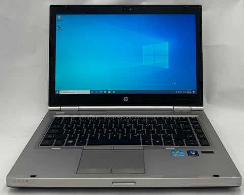 HP EliteBook 8460p Laptop- 128GB SSD, 4GB RAM, Intel i5 CPU, Windows 10 Pro