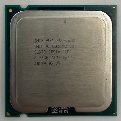 Intel Core 2 Duo E7600 Desktop CPU Processor- SLGTD