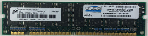 Micron MT8LSDT864AG-662C3 64MB Desktop RAM Memory