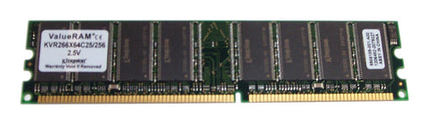 Kingston KVR266X64C25/256 256MB DDR Desktop RAM Memory