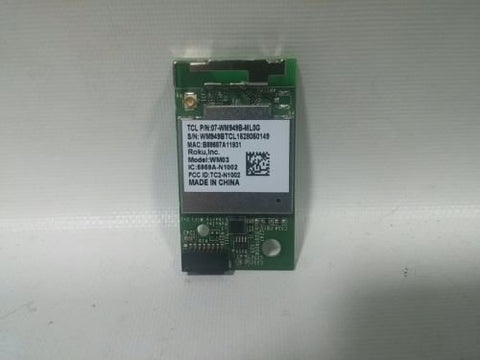 TCL 32S3750TQAA LED Smart TV WM03 Wifi Module- 07-WM949B-ML0G