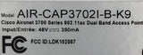 Cisco Aironet 3702i Wireless Access Point- AIR-CAP3702I-B-K9