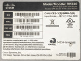 Cisco Small Business Dual WAN Gigabit VPN Router- RV340