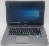 HP EliteBook 850 G2 Laptop- 256GB SSD, 8GB RAM, Intel i5-5200U CPU @ 2.2GHz, Windows 10 Pro
