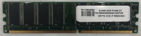 Kbyte 761133840054 512MB DDR Desktop RAM Memory