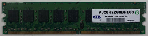 ATP AJ28K72G8BHE6S 1GB DDR2 Server RAM Memory
